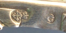 silver salt cellar: Kingdom of Sardinia - Genoa - Italy hallmark