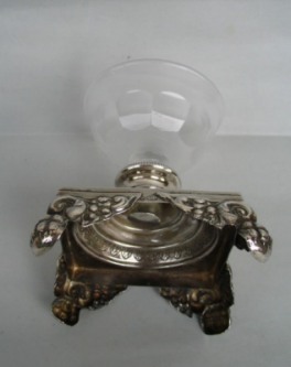silver salt cellar: Kingdom of Sardinia - Genoa - Italy