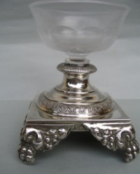 silver salt cellar: Kingdom of Sardinia - Genoa - Italy