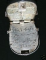 silver pomander 'memento mori'