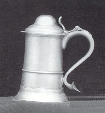 silver tankard, Newcastle 1764, John Langlands