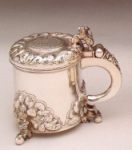 silver tankard, Denmark, circa 1704