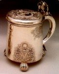 Norwegian silver tankard, circa 1900