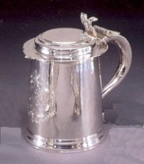 silver tankard, London 1708, Richard Green