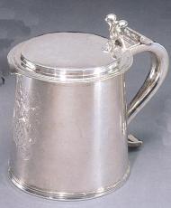 silver tankard, London 1678