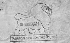 Taunton Silversmiths: trademark SHERIDAN