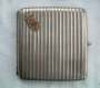 silver and gold cigarette case