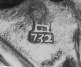 Genoa silver hallmark: 'torretta' 1732