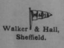 Walker & Hall: trade mark on case containing 1970 spoons