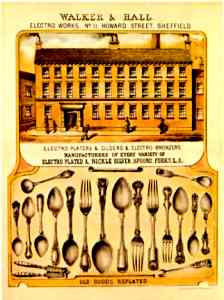 Ancient advertising with Walker & Hall Factory