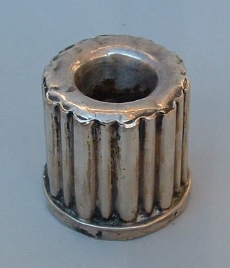 Italian antique silver candle holder