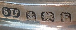 English silver ash container (ashtray) hallmarks
