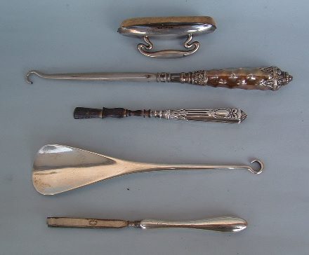 silver dresser or vanity set 