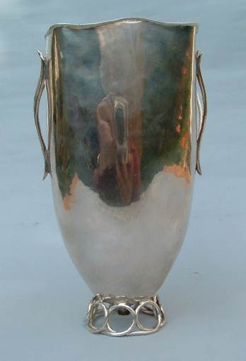 Italian silver cup with gilded interior