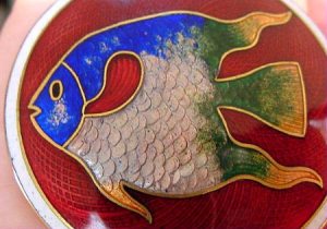 enamel box or casket