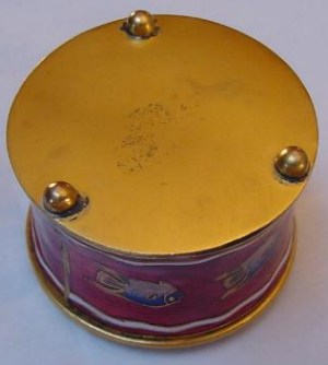 enamel box or casket