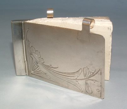 Latvian silver notebook