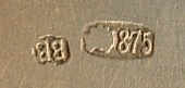 Latvian silver notebook hallmarks