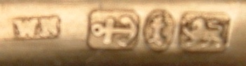 English silver
cigarette case
hallmarks