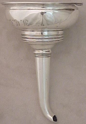 funnel with plain or reeded rim funnel with plain or reeded rim