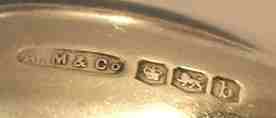 A.M & Co mark, A. Marks & Co, Sheffield 1919 A.M & Co mark, A. Marks & Co, Sheffield 1919