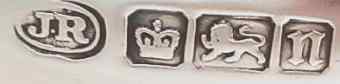 J.R into an oval mark, John Round & Son Ltd, Sheffield 1905 J.R into an oval mark, John Round & Son Ltd, Sheffield 1905