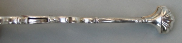 tea tongs silversmith William Harrison I, about 1758