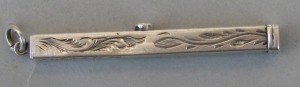 Edwardian English silver toothpick