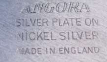 Angora Silver Plate Co Ltd - Sheffield