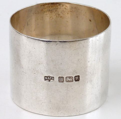 English silver hallmarks: British maker's marks identification M&-MB
