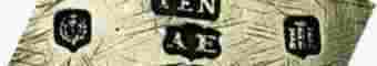 AE into a shield mark, Adam Elder or Alexander Edmondston III, Edinburgh 1830 AE into a shield mark, Adam Elder or Alexander Edmondston III, Edinburgh 1830