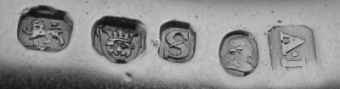 A.D into a rectangle mark, Allen Dominy, London 1793 A.D into a rectangle mark, Allen Dominy, London 1793