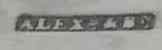 ALEXr & Sn into a rectangle mark, Alexander & Son -possibly-, Glasgow 1895