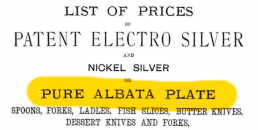 advertising  ALBATA PLATE