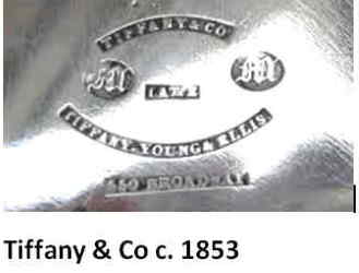 Tiffany. Young & Ellis c. 1853 mark