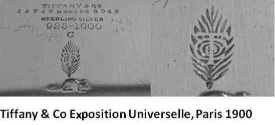 Tiffany & Co Esposition Universelle, Paris 1900 mark