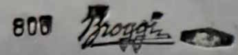 mark of S. AN. FABBRICA ARGENTERIE F.Ili BROGGI - MI 51