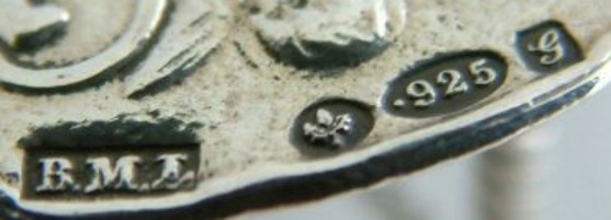 English silver hallmarks British maker s marks identification BM