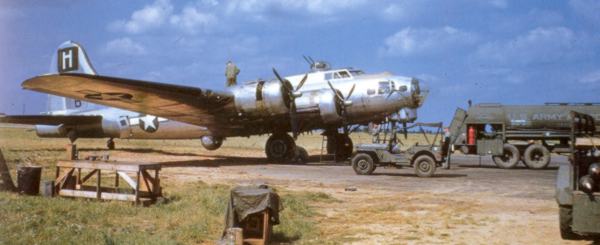 B-17G off 388 BG at Knettishall - Suffolk - 1944