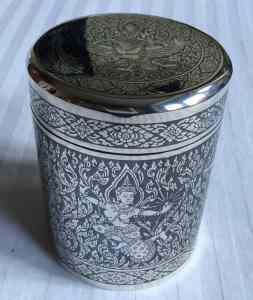 metal betel box