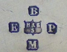 Boardman & Glossop, silver plate mark