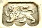 lion passant (facing left) mark lion passant (facing left) mark