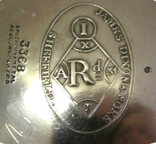 Dixon: Special intaglio mark c.1842-c.1850