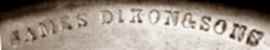 Dixon: Mark used on glass bottomed tankards - c.1860-1879