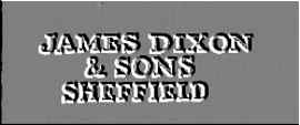 Dixon: Mark used on flasks - c.1851-1870