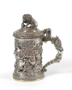 electrotyped German tankard