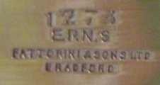 Fattorini silverplate mark
