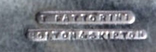Fattorini silverplate mark