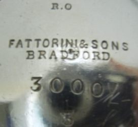 Fattorini silverplate mark
