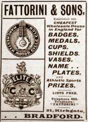 Fattorini & Sons: an ancient advertisement